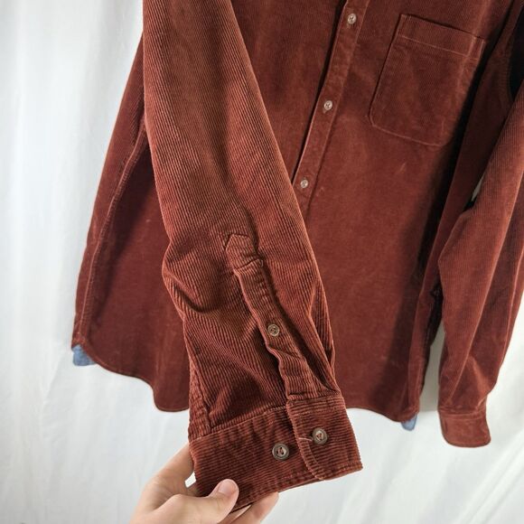 The Territory Ahead Jacket Mens XL Brown Corduroy Button Front Pockets Cotton Bl - Picture 5 of 10
